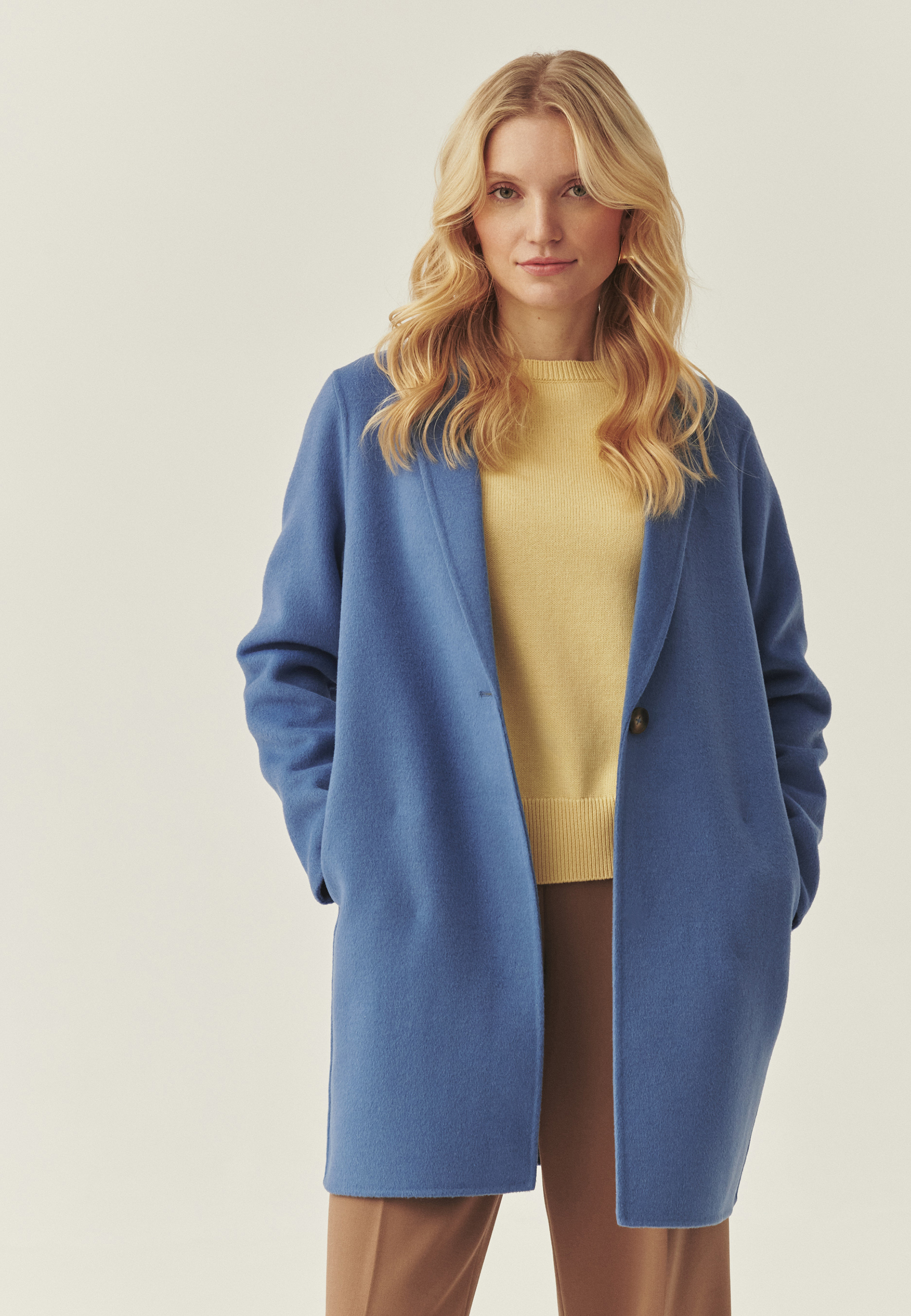 KLASYCZNY PŁASZCZ PRZEJŚCIOWY Z WEŁNĄ - LILO