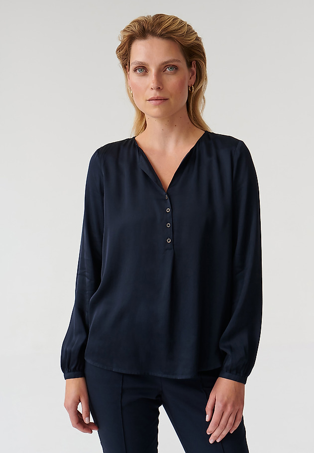 LADIES’ BLOUSE ISOLIKO LADIES’ BLOUSE ISOLIKO NAVY BLUE 1