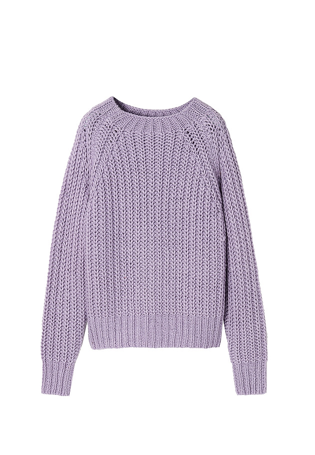 SWETER DAMSKI O WYRAŹNYM SPLOCIE NITERO SWETER DAMSKI O WYRAŹNYM SPLOCIE NITERO FIOLETOWY 6