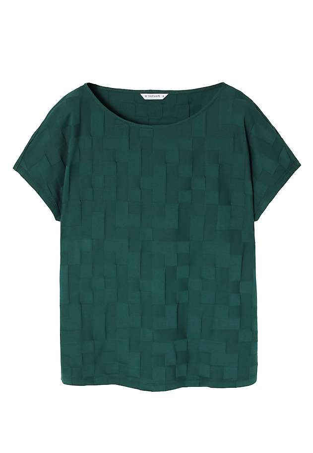 DÁMSKA BLÚZKA ZO ŠTRUKTÚROVANÉHO BAVLNENÉHO ÚPLETU – AMERIA DÁMSKA BLÚZKA ZO ŠTRUKTÚROVANÉHO BAVLNENÉHO ÚPLETU – AMERIA ZELENÁ 6
