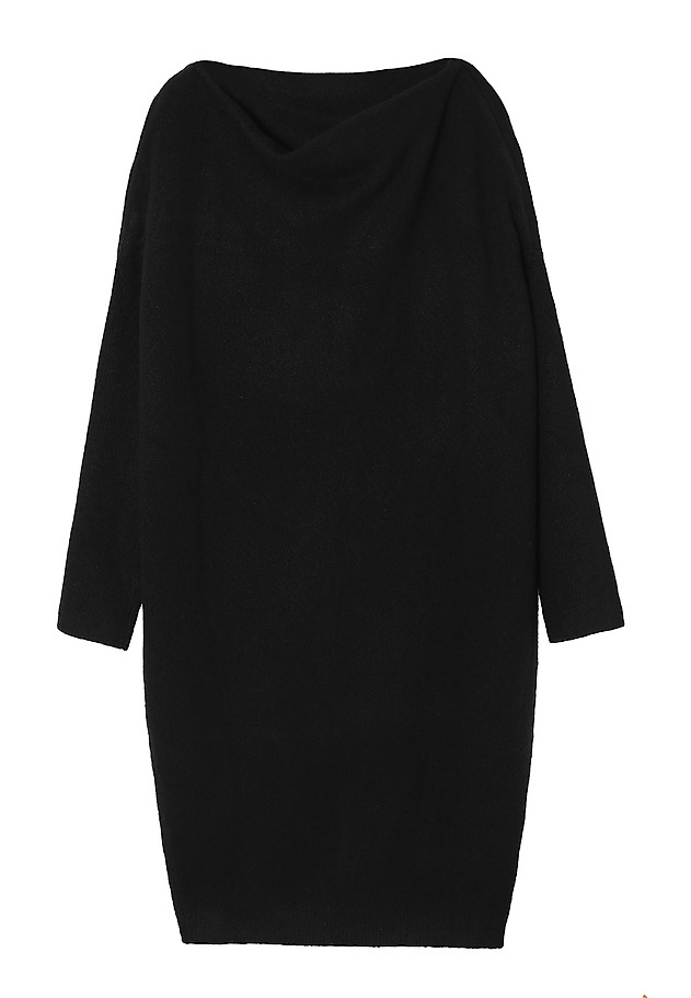 LADIES’ DRESS WITH DECORATIVE NECKLINE AWATI LADIES’ DRESS WITH DECORATIVE NECKLINE AWATI CZARNY 7