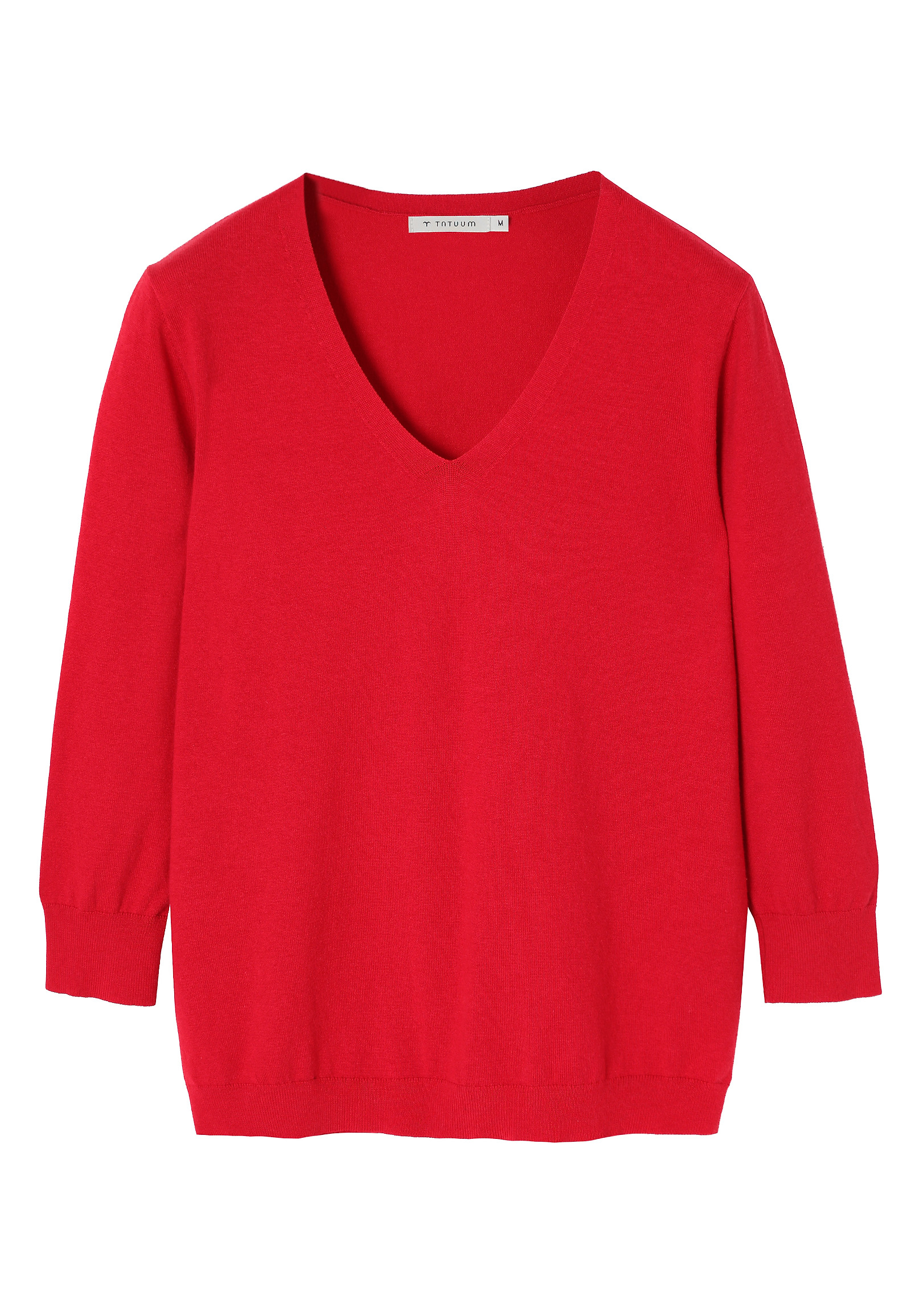 FITTED COTTON JUMPER - VICA FITTED COTTON JUMPER - VICA RED 112737