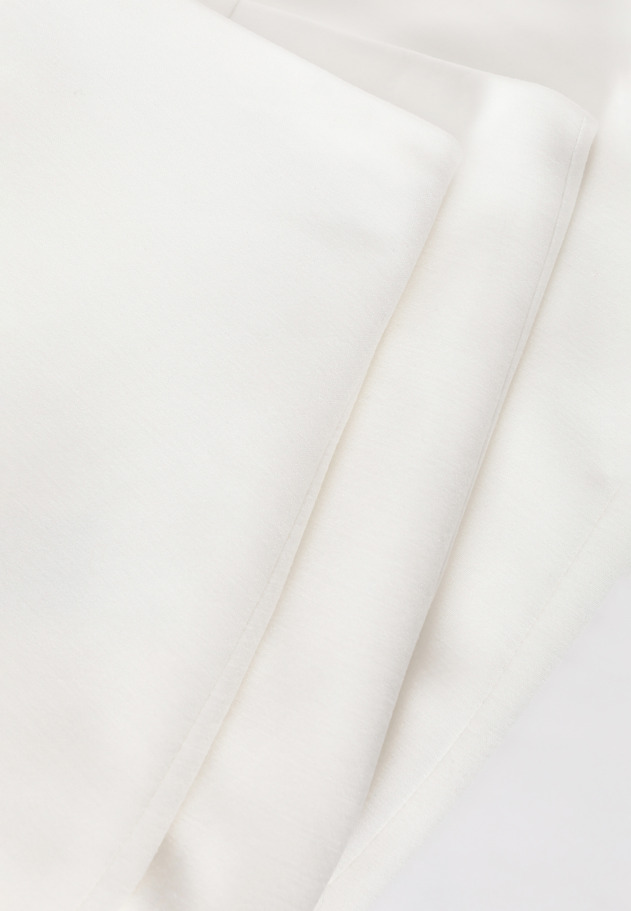 FUSTĂ ELEGANTĂ DIN ȚESĂTURĂ, CU CROIALĂ TIP CREION - MONO FUSTĂ ELEGANTĂ DIN ȚESĂTURĂ, CU CROIALĂ TIP CREION - MONO ECRU 5