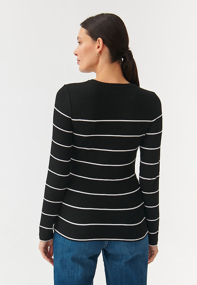 DAMSKA ČRTASTA BLUZA BORSI DAMSKA ČRTASTA BLUZA BORSI VEČBARVNA 4