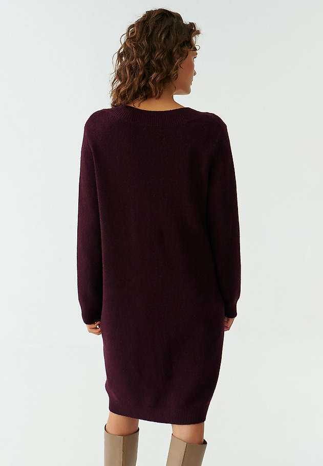 LADIES’ LONG-SLEEVED DRESS PLITI LADIES’ LONG-SLEEVED DRESS PLITI RED 3