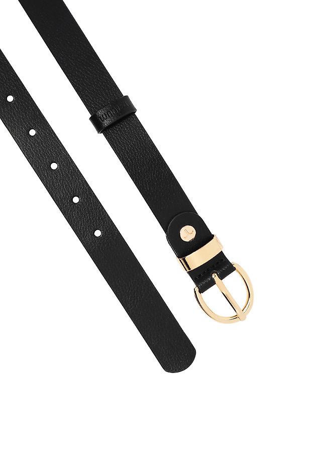 LADIES' LEATHER BELT — NOBI LADIES' LEATHER BELT — NOBI BLACK 3