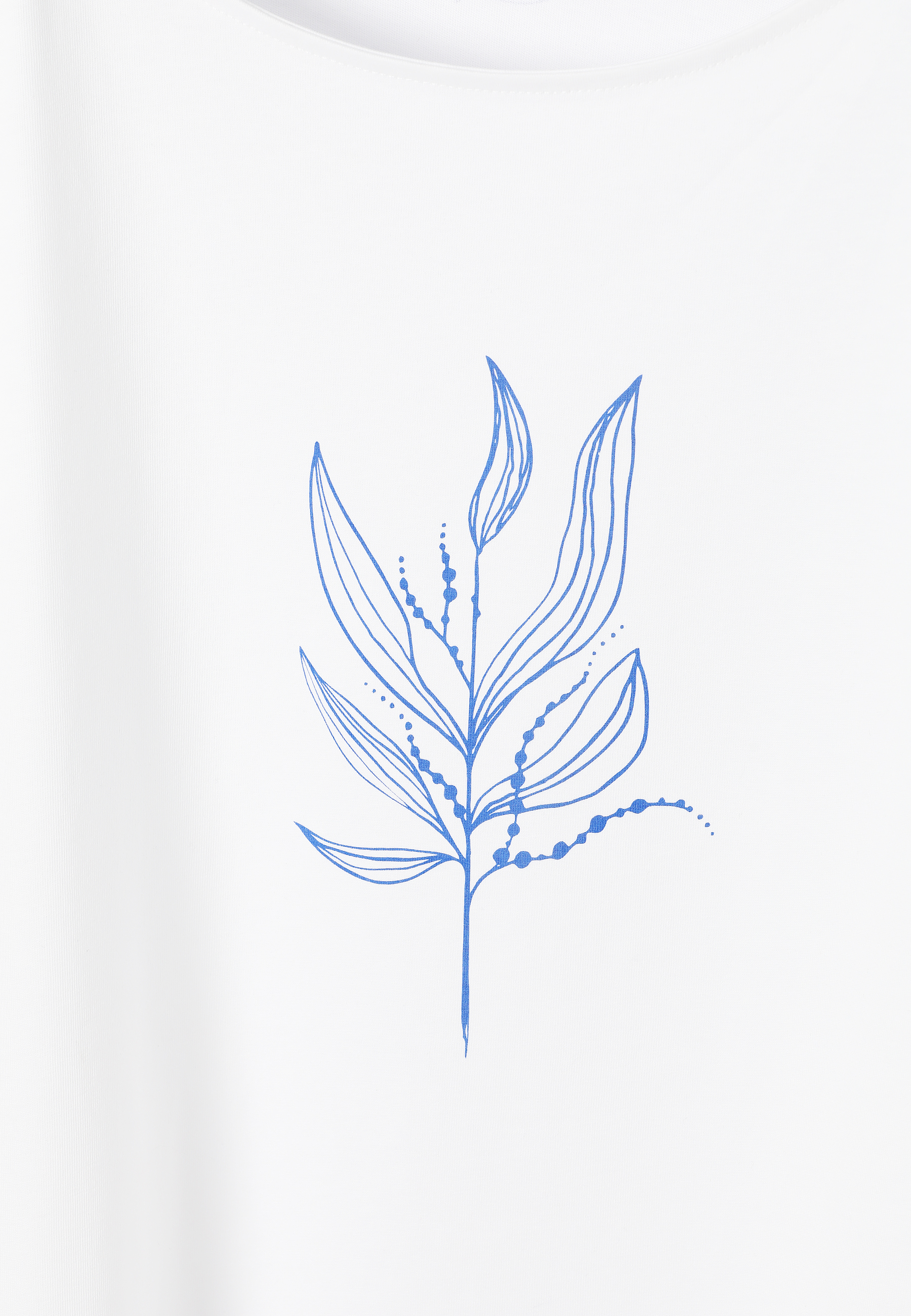 BAWEŁNIANY T-SHIRT Z NADRUKIEM - MANDENO