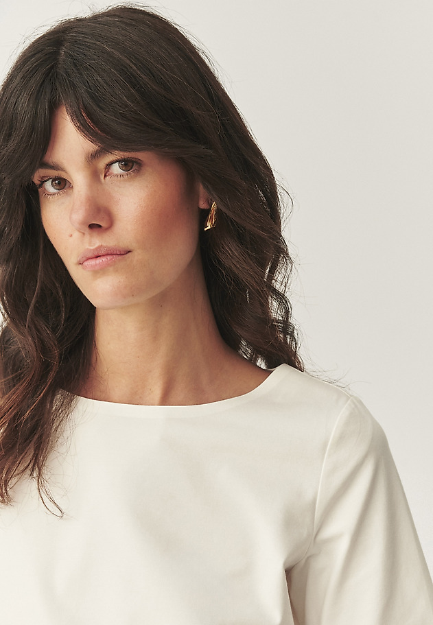 CLASSIC COTTON BLOUSE - MIKAJO CLASSIC COTTON BLOUSE - MIKAJO ECRU 4