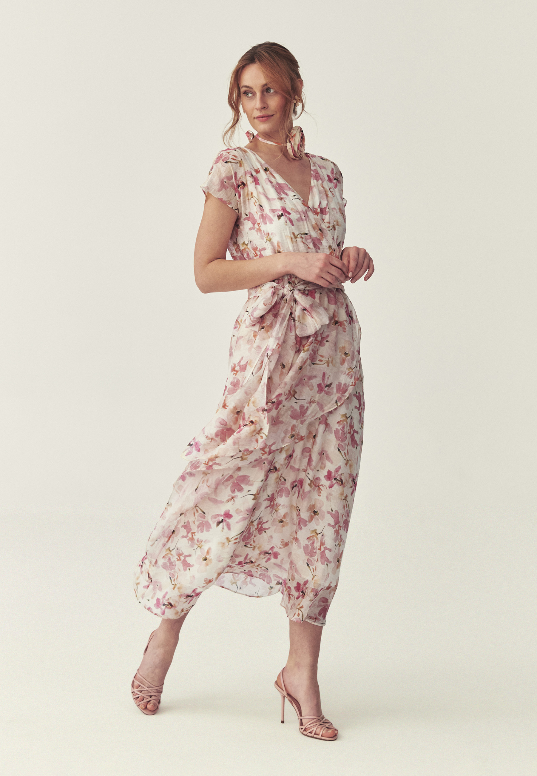 VZDUŠNÉ KVETOVANÉ ŠATY – SALINNA VIACFAREBNÝ 2