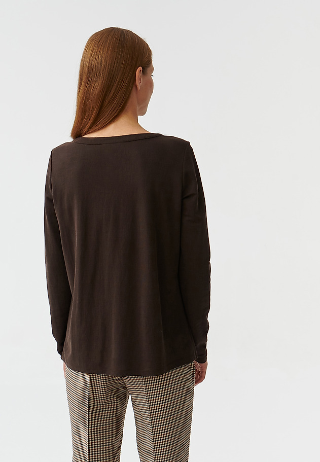 HÖLGYBLOUSE DÍSZÍTŐ VARRATTAL ANDRA HÖLGYBLOUSE DÍSZÍTŐ VARRATTAL ANDRA BARNA 4