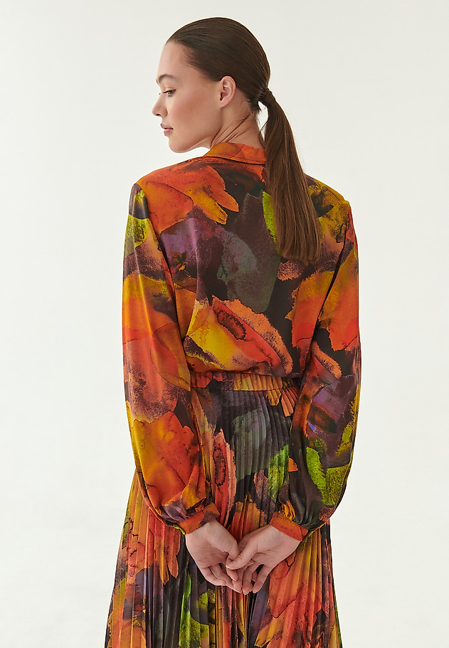 LADIES' SHIRT WITH PUFFED SLEEVES LIFO LADIES' SHIRT WITH PUFFED SLEEVES LIFO MULTIKOLOR 2