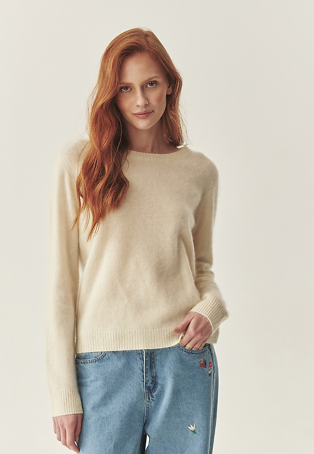 WOOL JUMPER - BELLA WOOL JUMPER - BELLA BEIGE 2