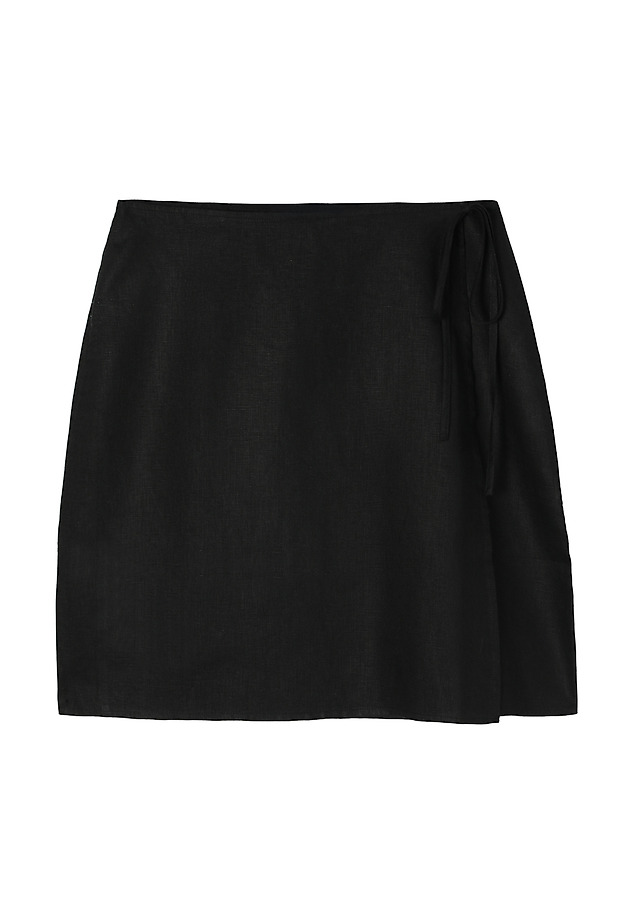 LNIANA SPÓDNICA MINI — LIMA LNIANA SPÓDNICA MINI — LIMA CZARNY 5