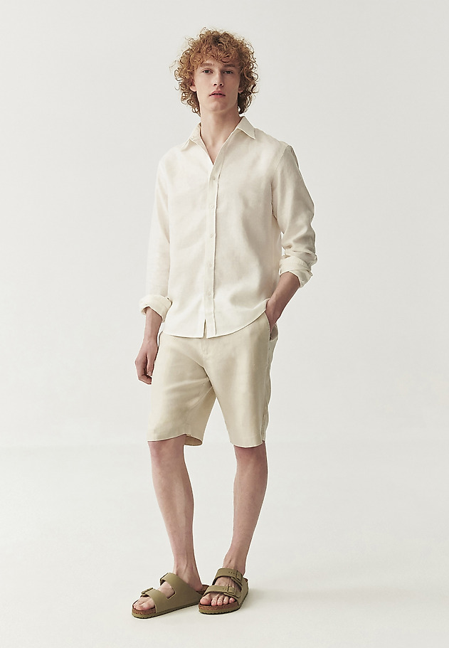 FÉRFI LINEN ING - MARCO SLIM FÉRFI LINEN ING - MARCO SLIM FEHÉR 4