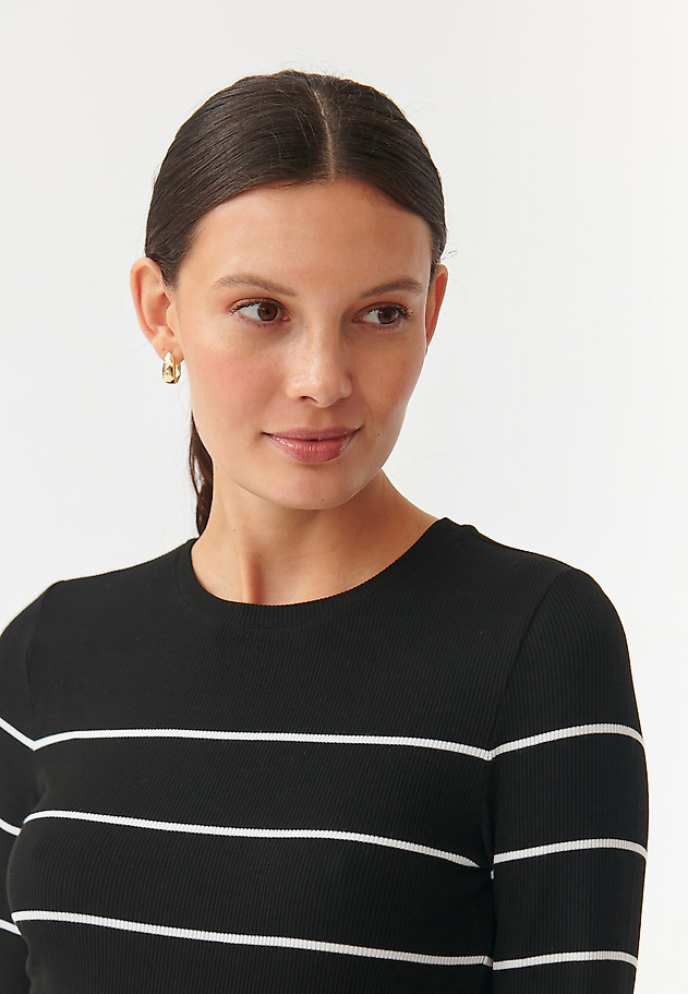 DAMSKA ČRTASTA BLUZA BORSI DAMSKA ČRTASTA BLUZA BORSI VEČBARVNA 5