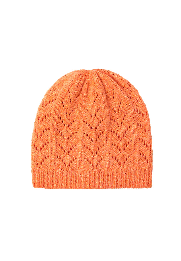 LADIES’ KNITTED BEANIE – TAPELA LADIES’ KNITTED BEANIE – TAPELA POMARAŃCZOWY 2