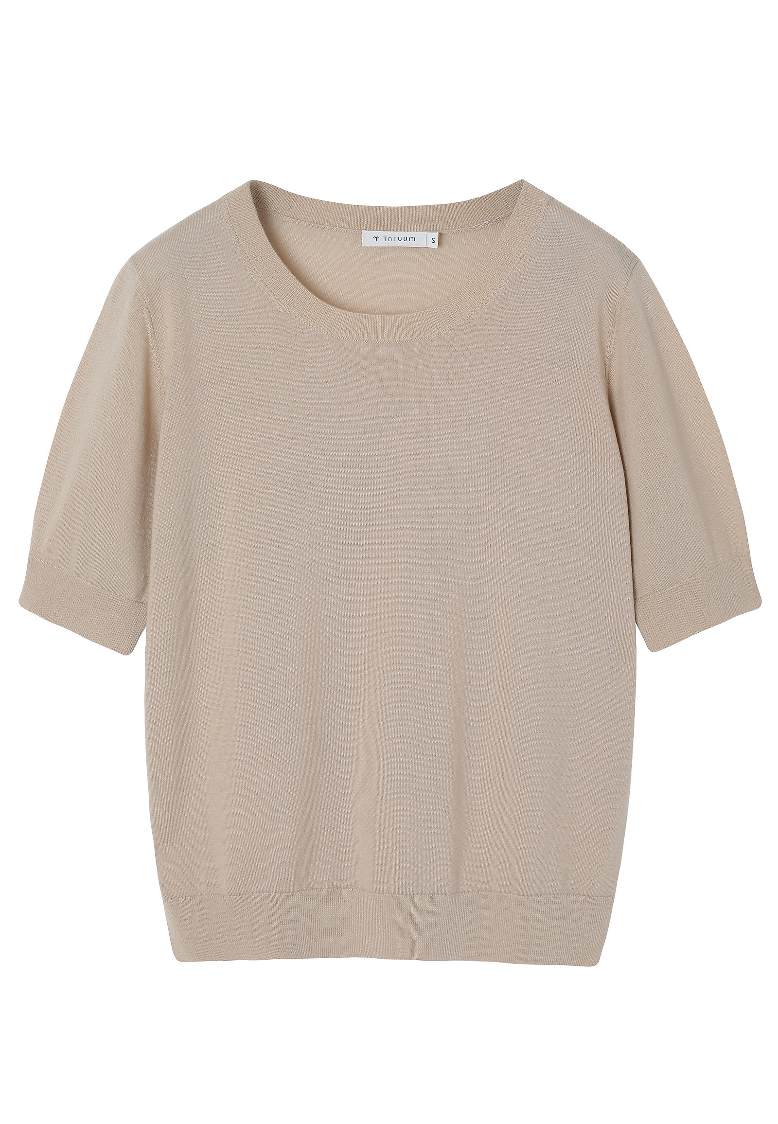 KLASIČNA VOLNENA BLUZA - MORIL KLASIČNA VOLNENA BLUZA - MORIL BEŽ 114026