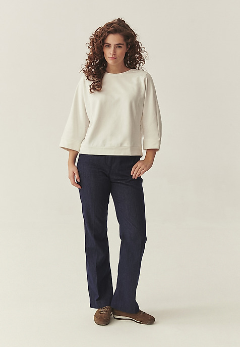 DZIANINOWA BLUZA Z BAWEŁNĄ -SULEN DZIANINOWA BLUZA Z BAWEŁNĄ -SULEN