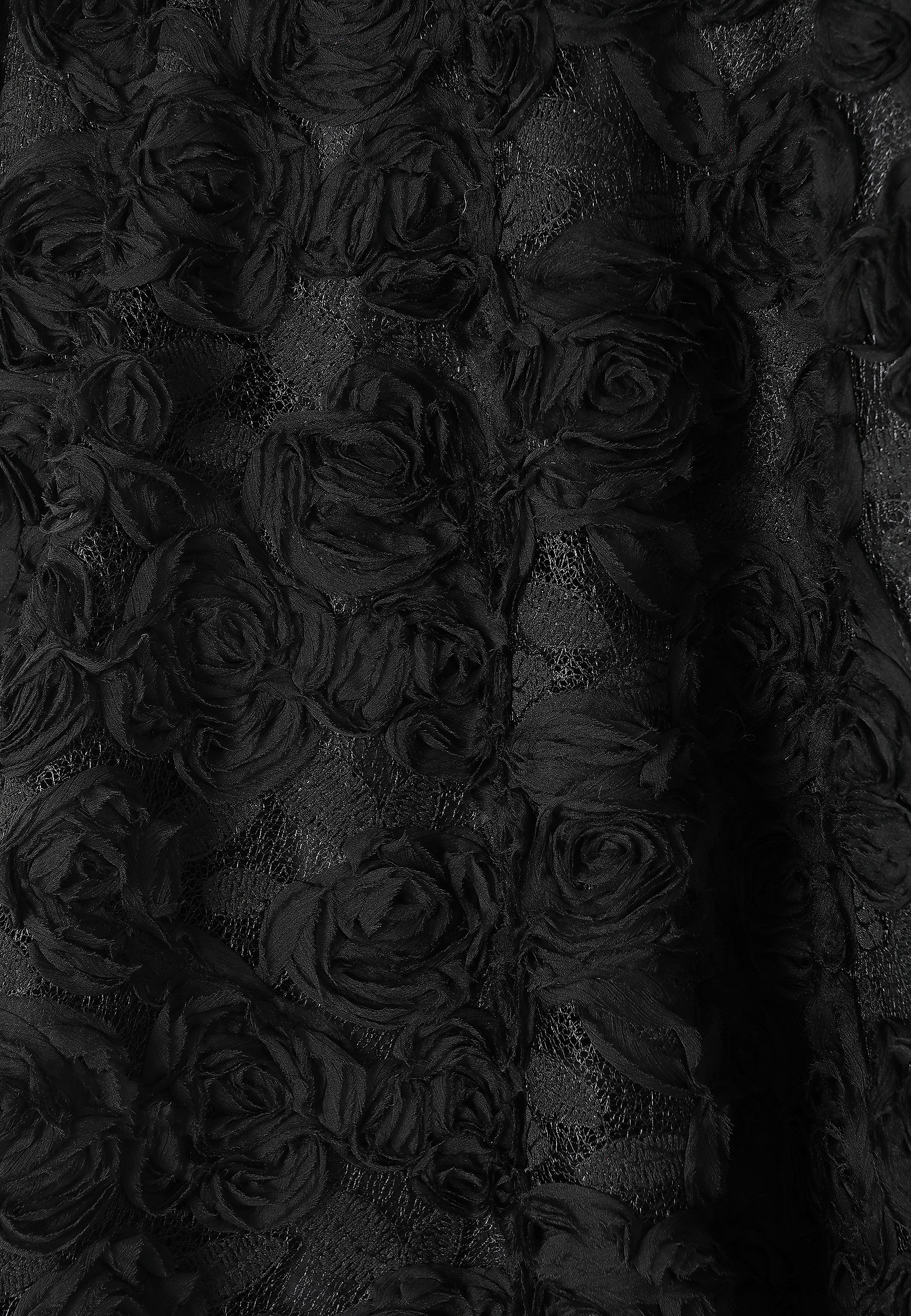 FLARED SKIRT WITH FLORAL DESIGNS - DIANAKA 2 FLARED SKIRT WITH FLORAL DESIGNS - DIANAKA 2 BLACK 116711