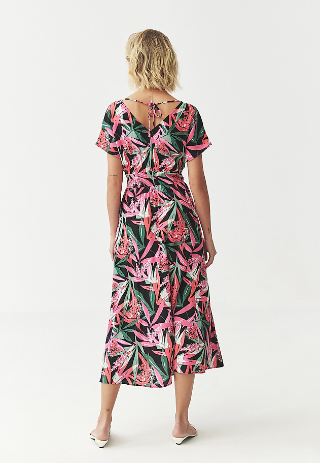 VISCOSE FLORAL DRESS - TABITA VISCOSE FLORAL DRESS - TABITA MULTIKOLOR 3