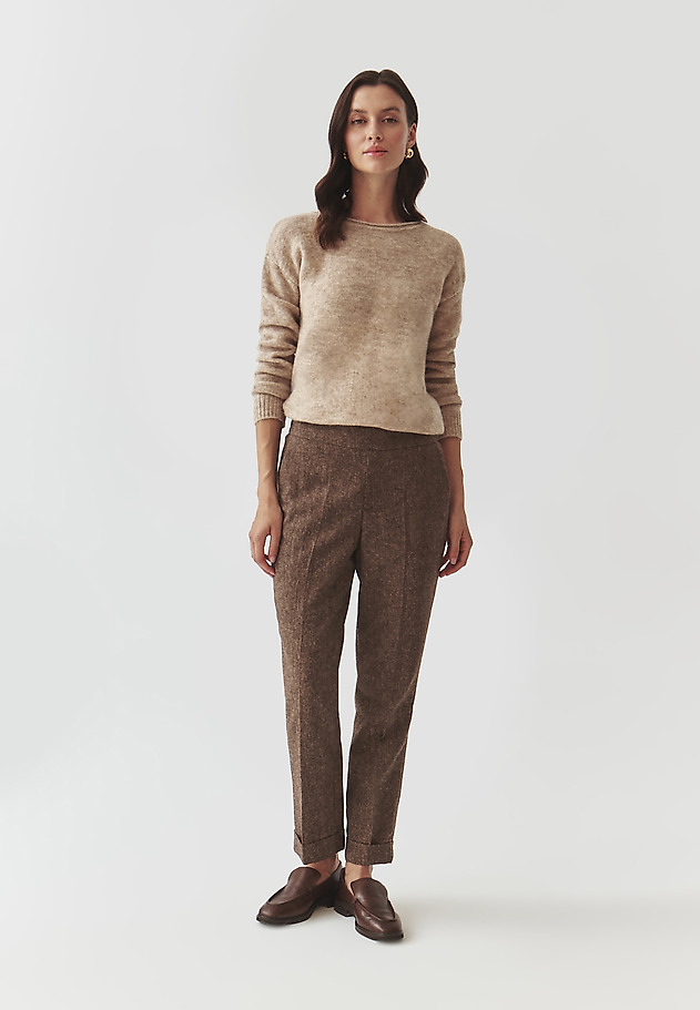 LADIES' FABRIC TROUSERS WITH CUFF — LILO 1 LADIES' FABRIC TROUSERS WITH CUFF — LILO 1 MULTIKOLOR 2