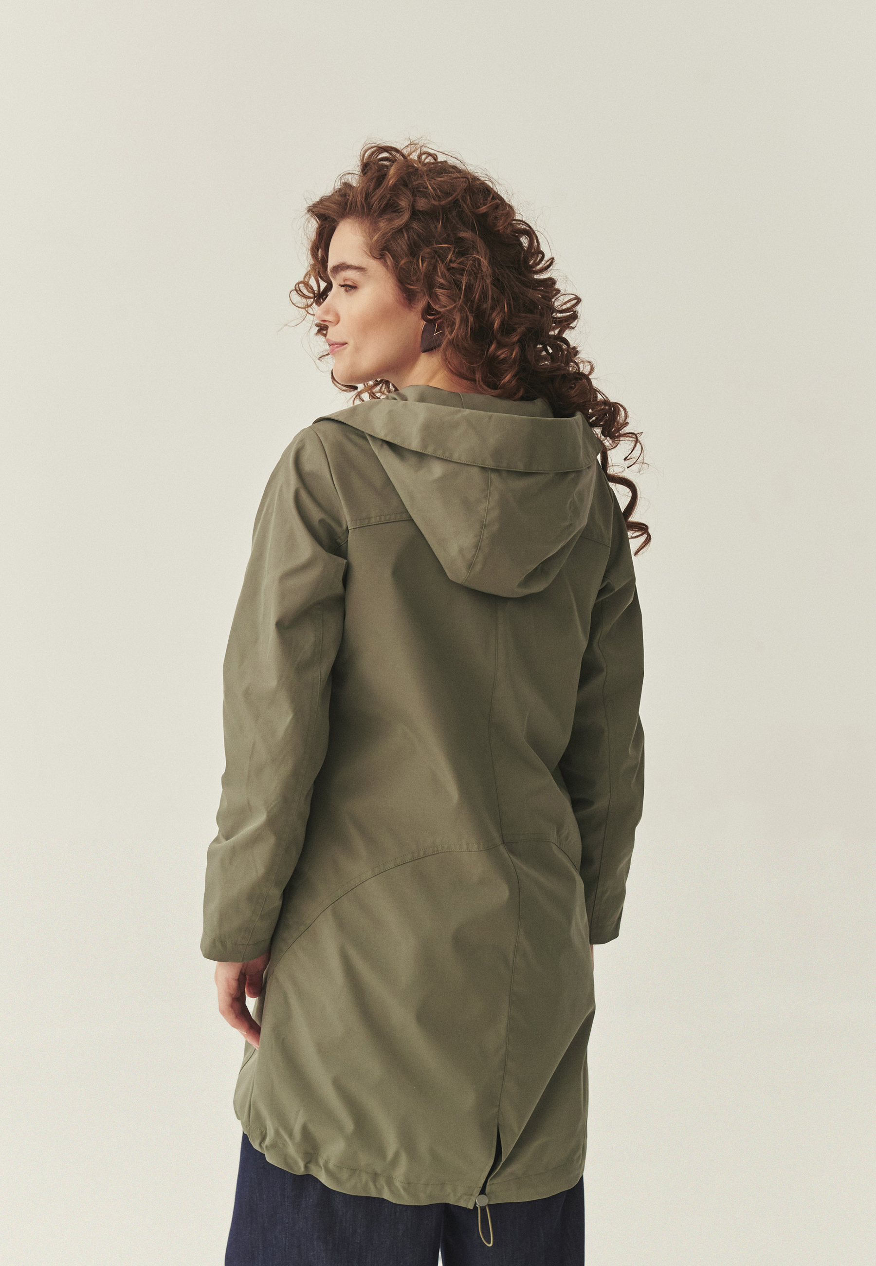 GEACĂ CASUAL CU GLUGĂ - KORKIZA VERDE 2