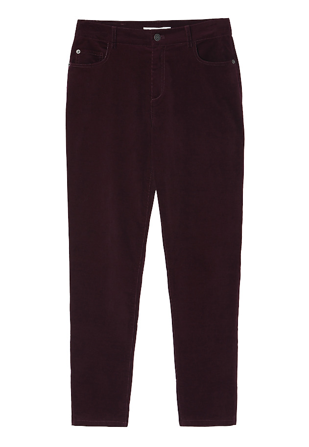LADIES’ CORDUROY TROUSERS ZORIA LADIES’ CORDUROY TROUSERS ZORIA CZERWONY 4