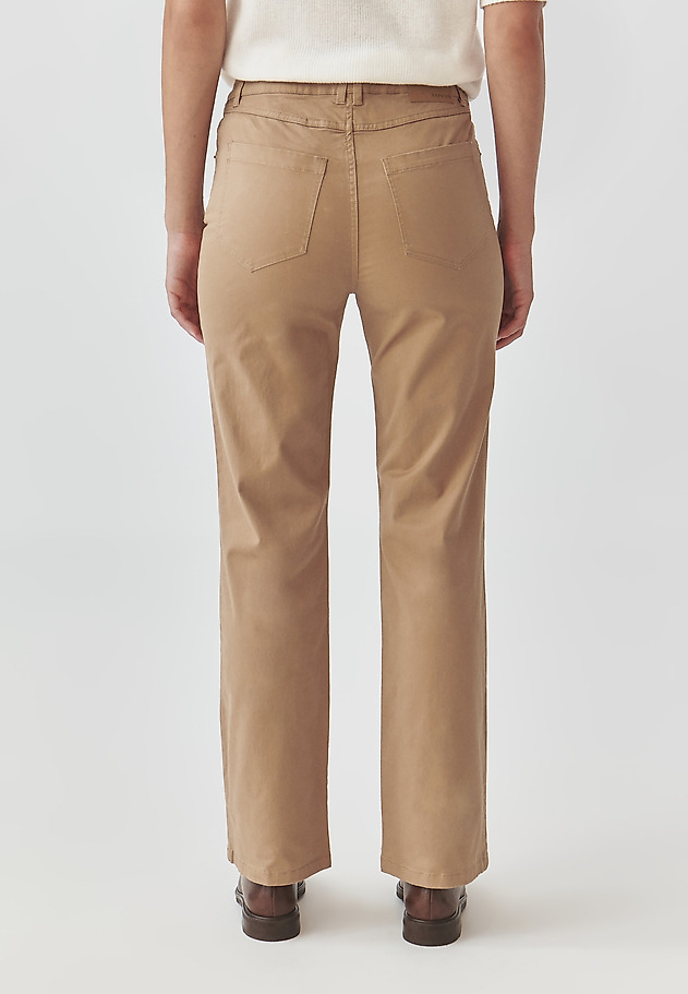 LADIES’ STRAIGHT CUT TROUSERS - KWINKO LADIES’ STRAIGHT CUT TROUSERS - KWINKO BEŻOWY 3
