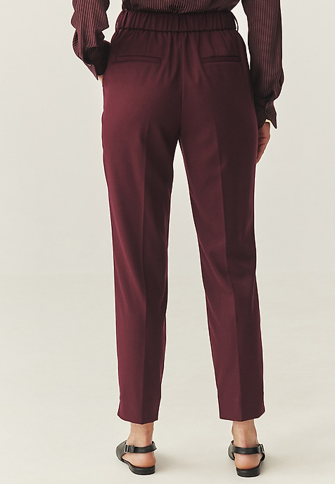 GARNITUROWE SPODNIE Z KANTEM - KOLIA 1 CZERWONY 2