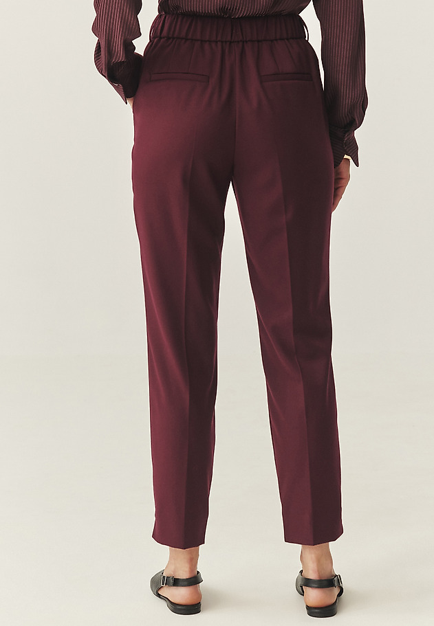 SUIT TROUSERS WITH CREASES - KOLIA 1 SUIT TROUSERS WITH CREASES - KOLIA 1 RED 3