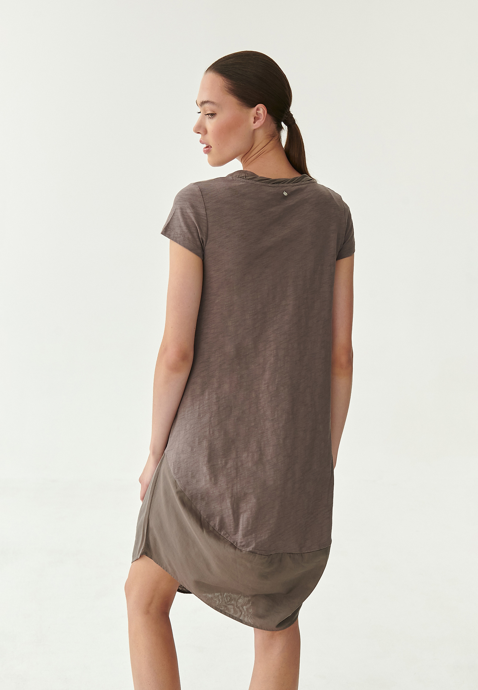 dámské úpletové šaty WOLIKA dámské úpletové šaty WOLIKA HNĚDÁ 78912