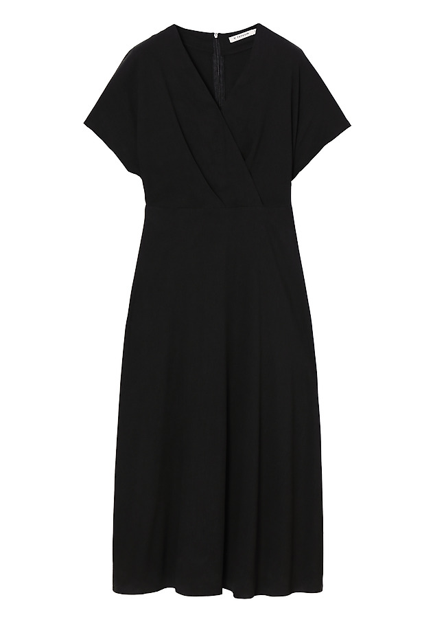 PLÁTĚNÉ ŠATY SE ZAVAZOVÁNÍM WANESSA PLÁTĚNÉ ŠATY SE ZAVAZOVÁNÍM WANESSA ČERNÁ 7