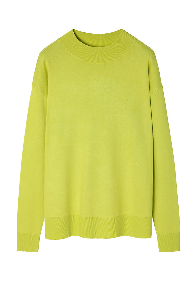 LADIES’ SWEATER WITH HALF-TURTLENECK - NAWIKO LADIES’ SWEATER WITH HALF-TURTLENECK - NAWIKO GREEN 6