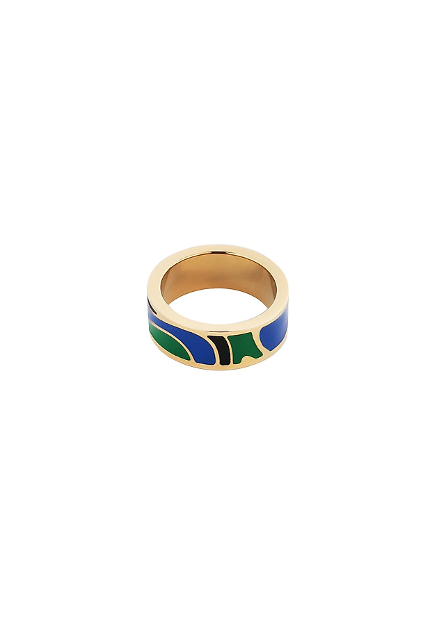 GOLD-PLATED RING - IMBIS GOLD-PLATED RING - IMBIS MULTIKOLOR 2