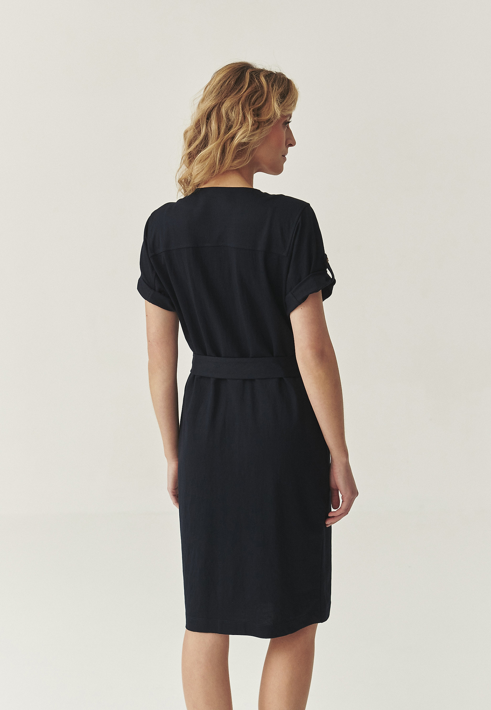 FITTED VISCOSE SCHMISSERIE - LEZI FITTED VISCOSE SCHMISSERIE - LEZI SÖTÉTKÉK 111417