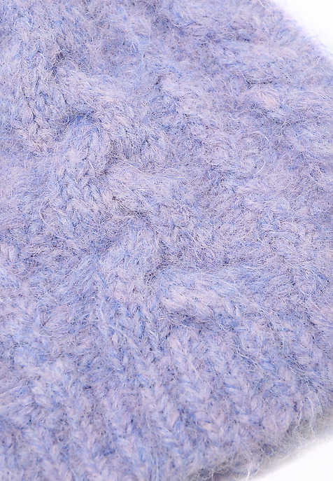 ȘAPCĂ DE DAMĂ TRICOTATĂ — HALINKA VIOLETĂ 2