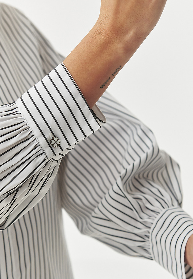 VERTICAL STRIPED BLOUSE — CAMPILLO VERTICAL STRIPED BLOUSE — CAMPILLO MULTICOLOR 6