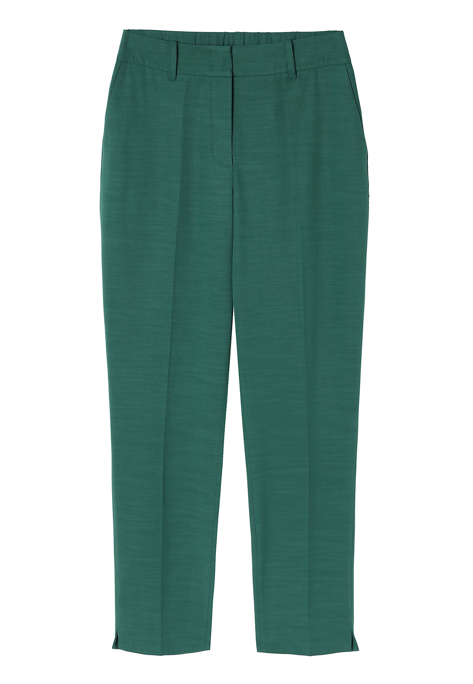 LADIES’ TROUSERS WITH SLITS ON THE LEG - KOLIA 2 LADIES’ TROUSERS WITH SLITS ON THE LEG - KOLIA 2 GREEN 98847
