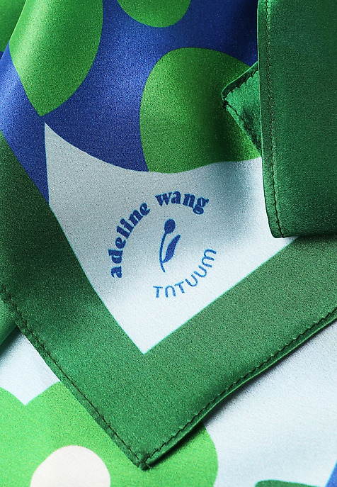 Eșarfă din mătase - FERIKO VERDE 2