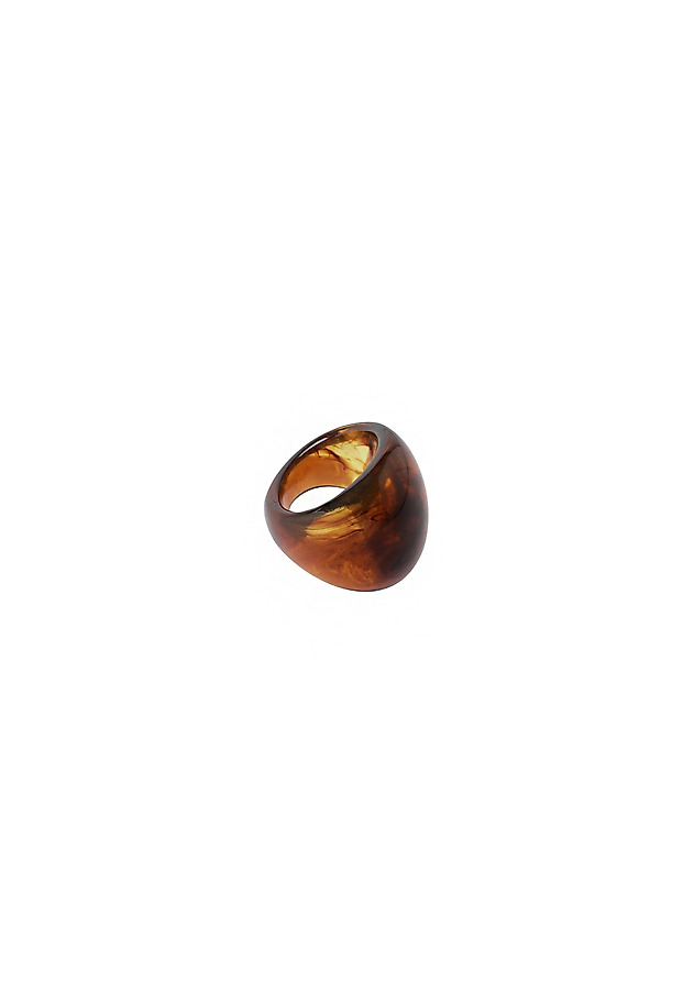 RESIN RING - LUCIE RESIN RING - LUCIE BRĄZOWY 4