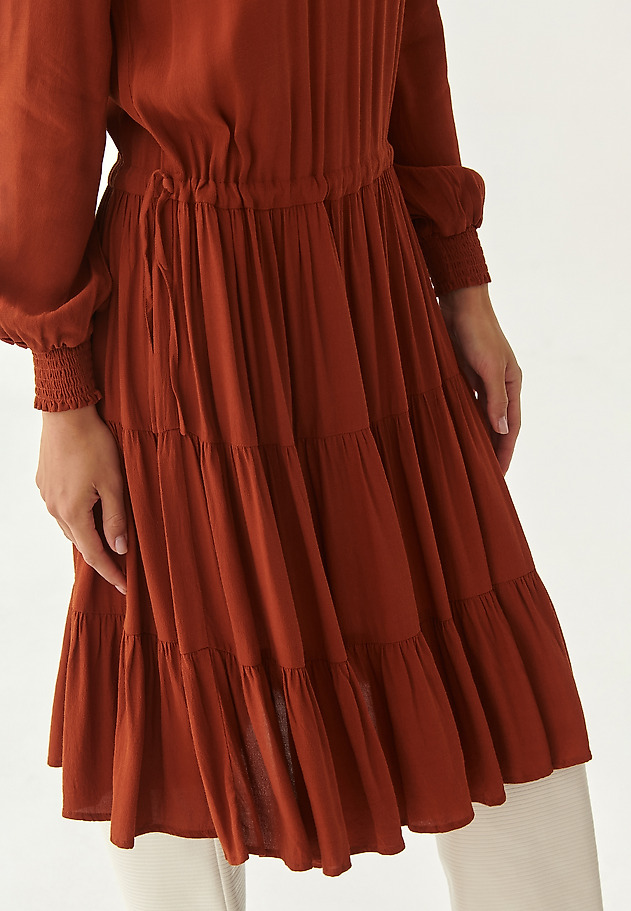 LADIES' MIDI DRESS KINILIA LADIES' MIDI DRESS KINILIA ORANGE 4