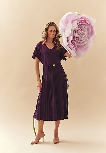 PLISOWANA SUKIENKA MAXI - NAKI PLISOWANA SUKIENKA MAXI - NAKI