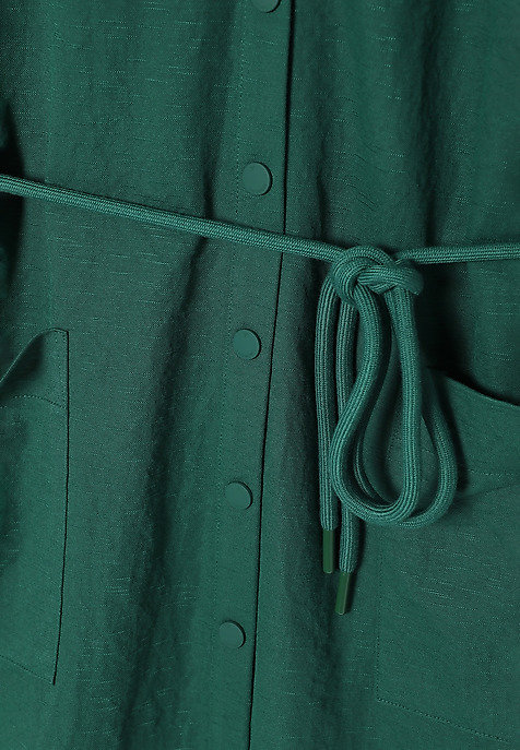LADIES’ TUNIC WITH TIED STRING - SAVANAH 1 GREEN 2