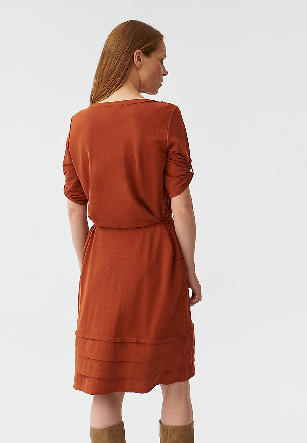 LADIES’ BELTED DRESS PEMO LADIES’ BELTED DRESS PEMO ORANGE 3
