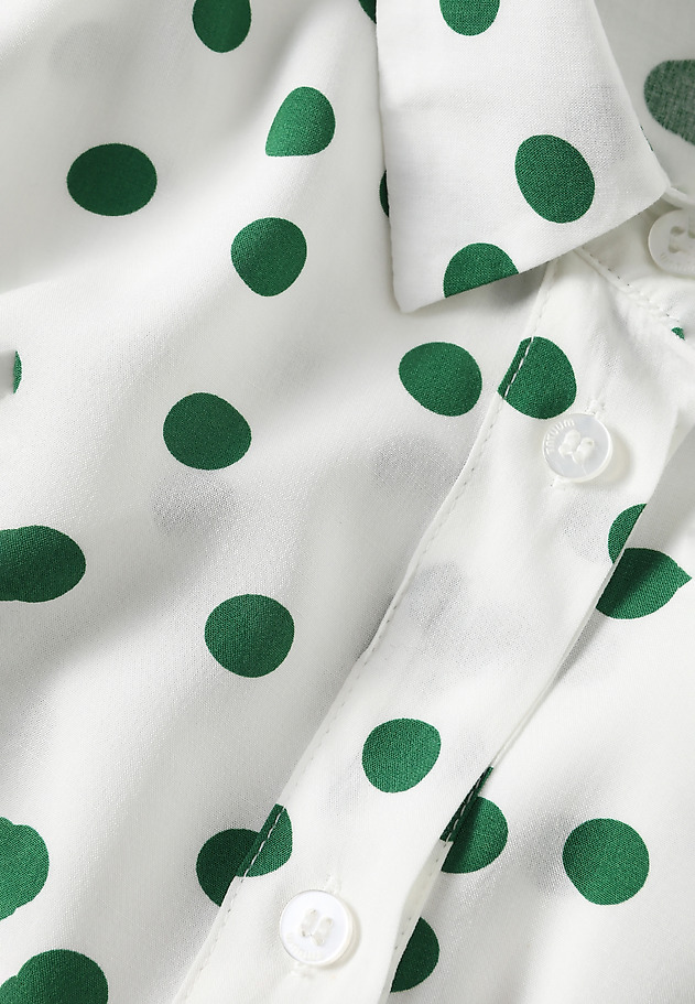 VISCOSE SHIRT WITH GREEN POLKA DOTS - DOTTA VISCOSE SHIRT WITH GREEN POLKA DOTS - DOTTA MULTIKOLOR 7