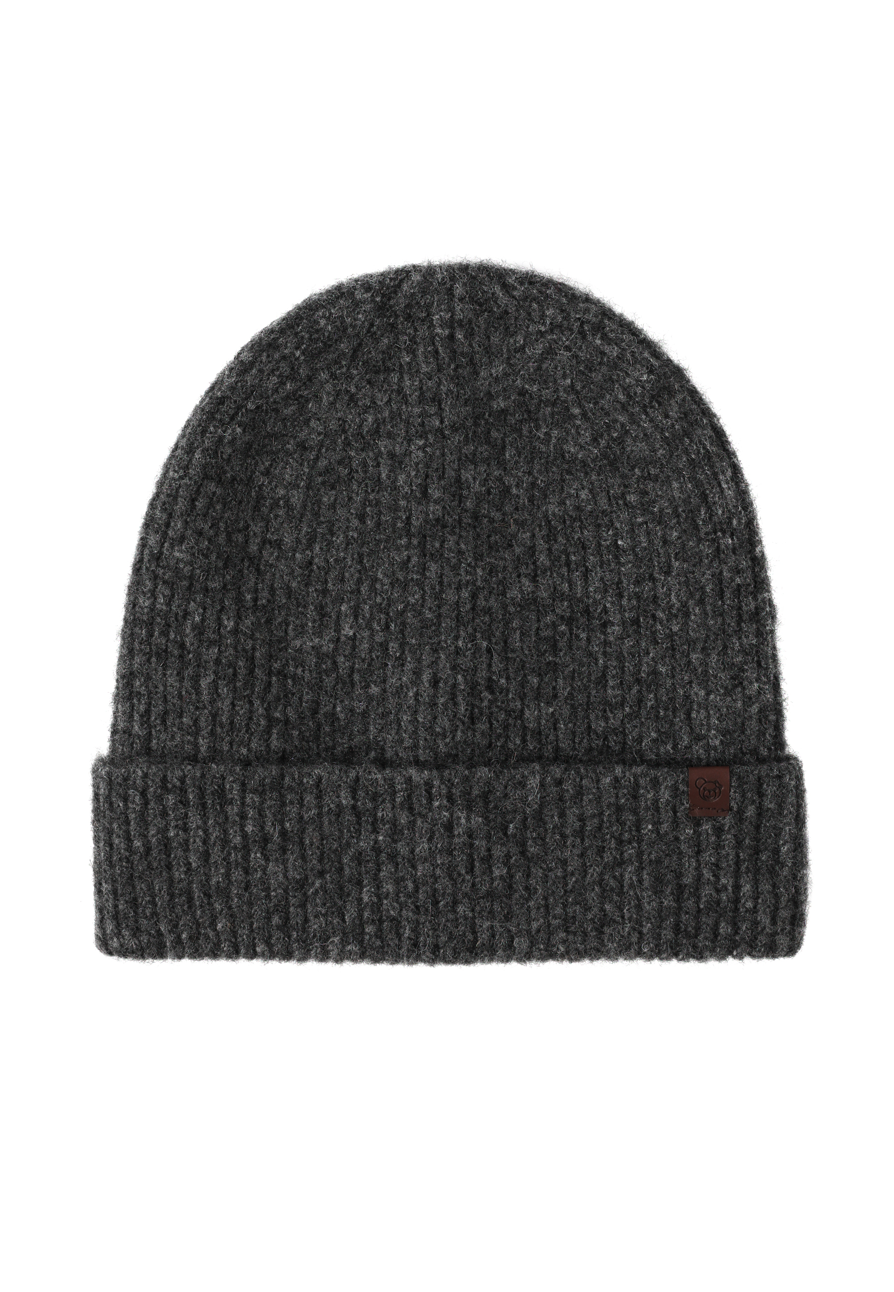 MĘSKA CZAPKA Z DOMIESZKĄ WEŁNY - CASPIANI SZARY 2