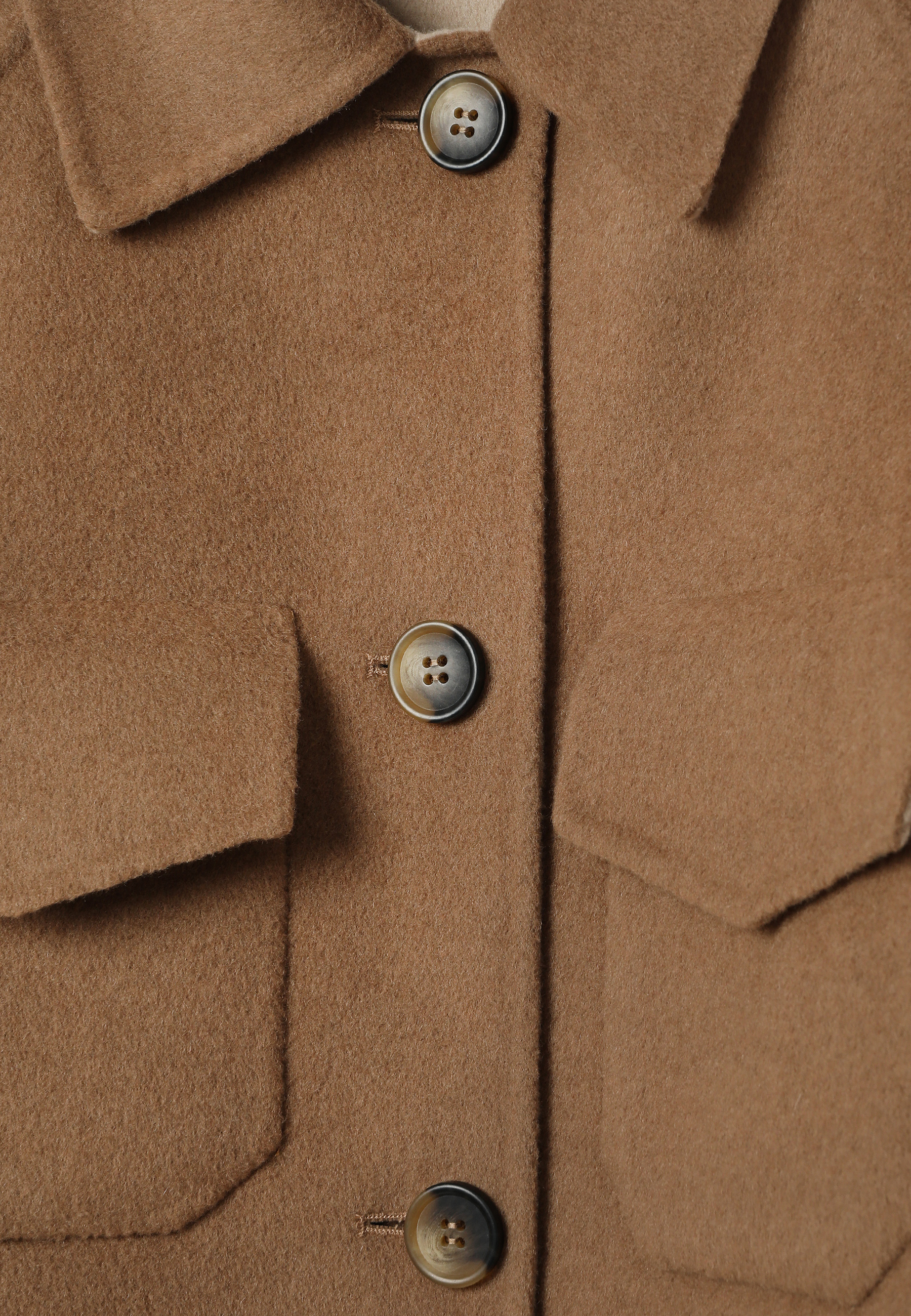 LEŽÉRNÍ VLNĚNÁ BUNDA – KRISTA HNĚDÁ 2