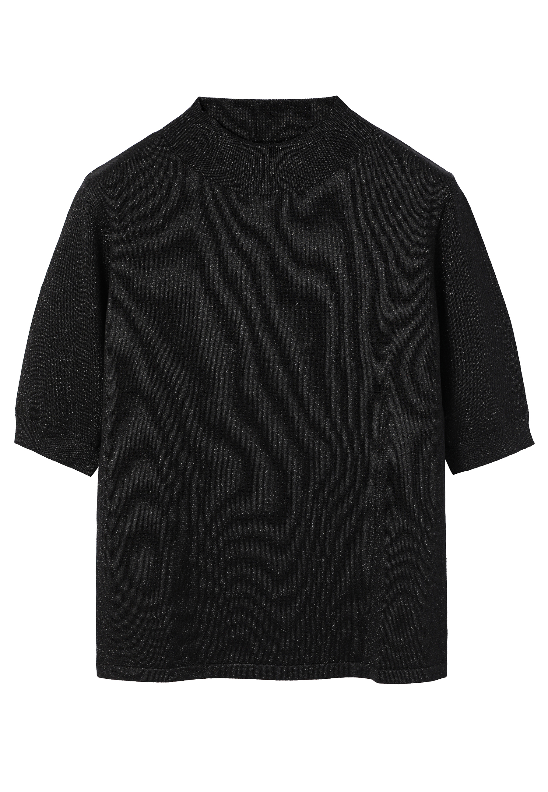 KLASIČNI PULOVER Z METALNO VLAKNINO - LULU 2 ČRNA 2