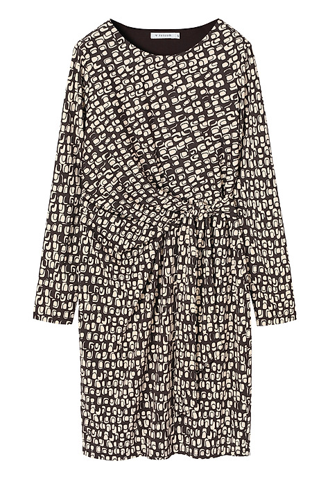 PENCIL DRESS WITH ORIGINAL DESIGN - KILIG BROWN 2