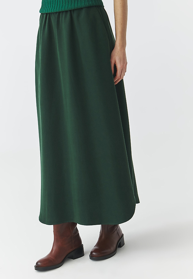 FUSTĂ MIDI, DIN ȚESĂTURĂ — KATIA FUSTĂ MIDI, DIN ȚESĂTURĂ — KATIA VERDE 3